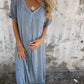 Lucy | V-Neck Midi Dress