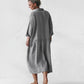 FLEUR - Grey stylish dress