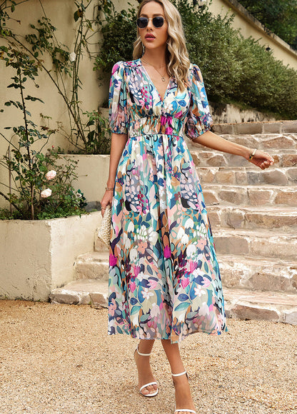 Jane | Elegant Floral Dress