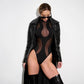 Trendy women's bodysuit with cut-outs and mesh inserts – Nayeli