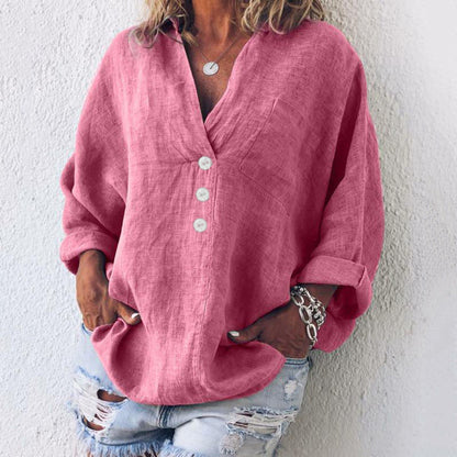 Maeve | Stylish Cotton-Linen Blouse