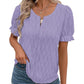 Lighty & Stylish Women's Puffy Sleeve Shirt with Lace Detail – Noemi