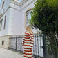 Eva - Knitted Striped Backless Maxi Dress