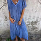 Lucy | V-Neck Midi Dress