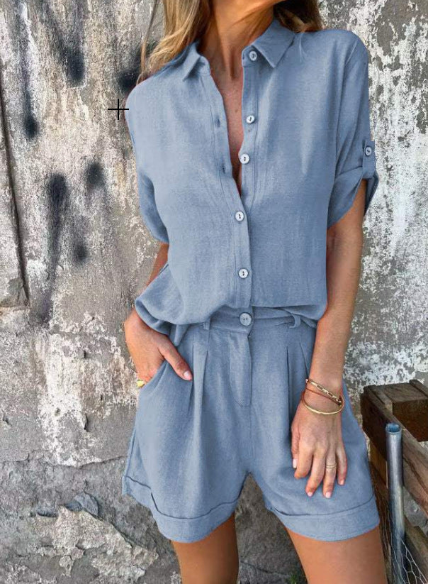 Pauline - Linen Summer Set