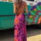 Layiah - Maxi dress with lace and Tie-Dye print