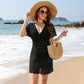 Chandra - Crochet Bikini Cover-Up Dress