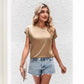 Stylish Women's Batwing Sleeve Top with Round Neck – Milena
