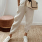 Elisa | Chic Cotton Linen Trousers