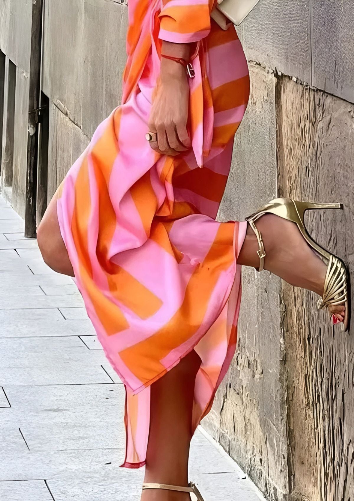 Amalia – Wrap Dress with Print