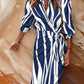 Amalia – Wrap Dress with Print