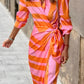 Amalia – Wrap Dress with Print