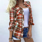 PlaidEase – Women's Blouse with Timeless Plaid Design and Feminine Touch