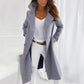 Aliyah - elegant wool coat with a turned-down collar
