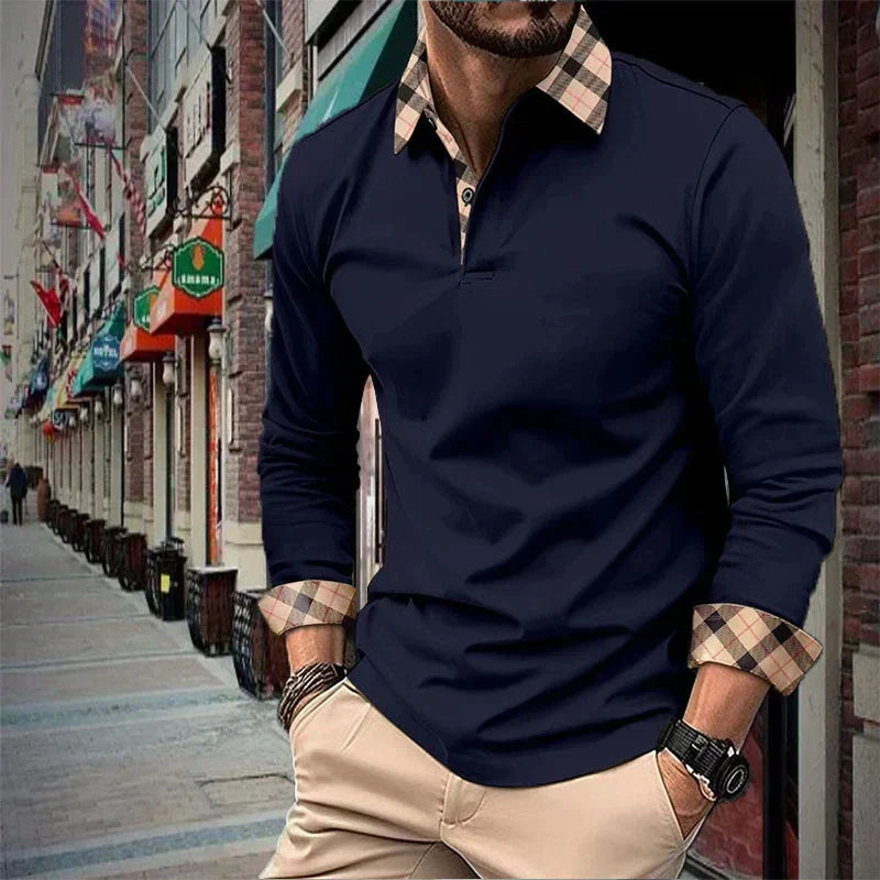 Long Sleeve Polo Shirt - Ray