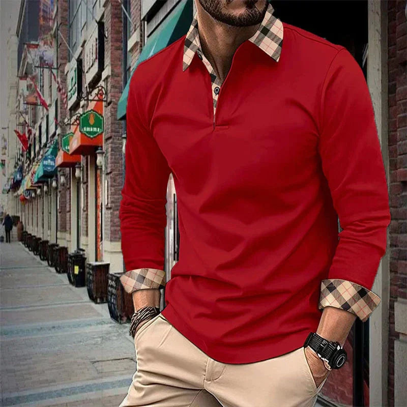Long Sleeve Polo Shirt - Ray