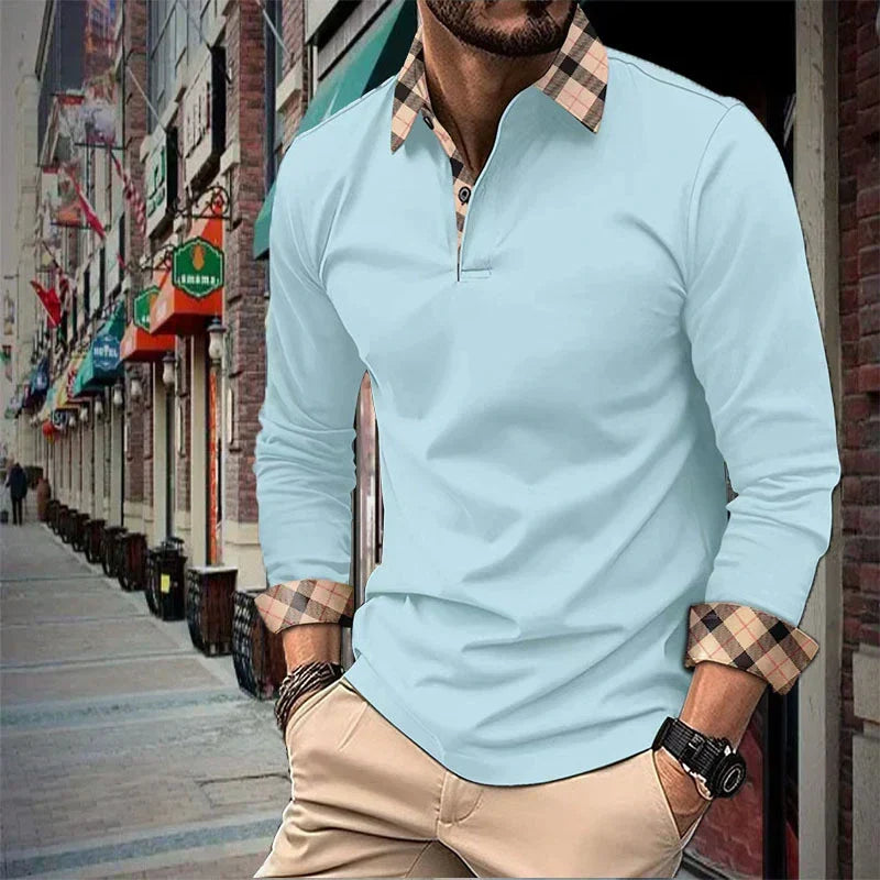 Long Sleeve Polo Shirt - Ray