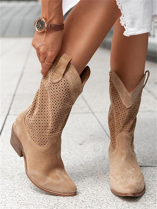 Stacey - Mid-high Cowboy Boots for women