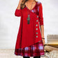Lillie - Checked dress with long sleeves