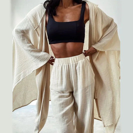 Roxy - Casual vest and pants set for women