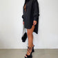 Anita - Plain casual shirt dress with buttons