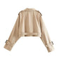 TESS | BELT CROPPED JACKET