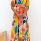 Anna - Dress with puff sleeves and floral print