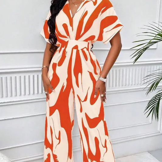 Cora - Jumpsuit with wide legs