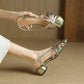 SHILOH | STRAPPY LOW HEEL SANDALS