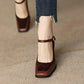 WRENLEY | TWO-TONE MARY JANE HEELS