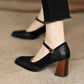 WRENLEY | TWO-TONE MARY JANE HEELS