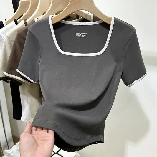 Norah - Square Collar Shirts