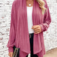 EMMELINE | DRAPED STRIPE CARDIGAN