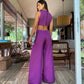Elinor - Elegant one-piece jumpsuit with wide legs