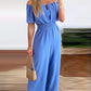 Off-shoulder jumpsuit