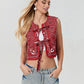 Y2K Rust Colored Bandana Wrap Top Trendy Cropped Streetwear Top - Liora
