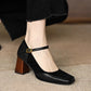 WRENLEY | TWO-TONE MARY JANE HEELS