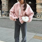 IVY | COMFORTABLE PINK CARDIGAN