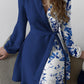 Wrap dress with bow