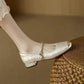 AVAIA | EMBELLISHED TOE-CAP LOW HEELS