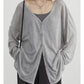 TERRA | DRAPED RELAXED CARDIGAN