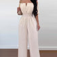 Off-shoulder jumpsuit