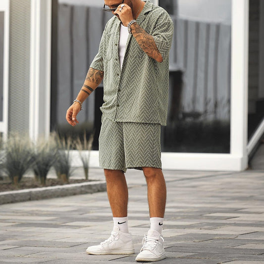 Xander - Vintage Summer Set Men [Shirt+Shorts]