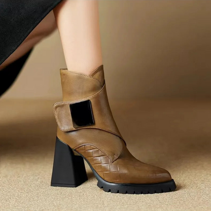 BRIELLA | STATEMENT BLOCK BOOTS