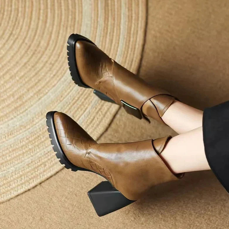 BRIELLA | STATEMENT BLOCK BOOTS