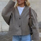 Estela - Oversized cozy short coat