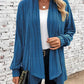 EMMELINE | DRAPED STRIPE CARDIGAN