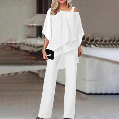 Regina - Batwing Sleeve Hose Irregular Set