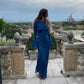 Eudora - Long Sleeve Trumpet Maxi Dress