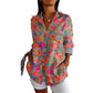 Dora | Colorful Blouse - Patterned Women's Wear